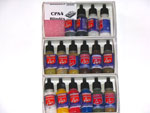 Coffret peinture Blindés - 16 couleurs spécial aérographe