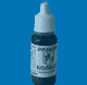 Peinture figurine Bleu Fluo.