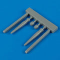 Spitfire Mk. Ixc cannon barrels - HASEGAWA