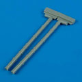 Wellington fuel outlet pipe - closed flaps - TRUMPETER 