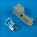 MiG-29 Fulcrum IR sensor and laser rangefingeer - ACADEMY 1:48