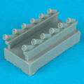 Spitfire F Mk. 22/24 Exhausts (Airfix/Eduard) 1:48