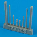 Fw 190A-8 gun barrels (Tamiya) 1:48
