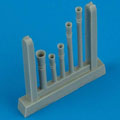 P-38M Lightning gun barrels - ACADEMY 1:48