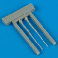 Su-27 Flanker B pitot tubes - 1:48