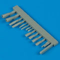 Shenyang F-6 air scoops - TRUMPETER 1:48
