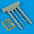 MiG-29 Fulcrum Pitot tubes - 1:48