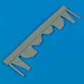 Yak-3 undercarriage covers - EDUARD 1:48