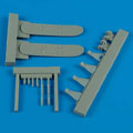 I-16 skid landing gear - EDUARD 1:48