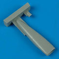 JAS-39D air scoops - ITALERI 1:48
