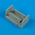 Spitfire Mk.IX exhausts - fishtall - HASEGAWA 1:72