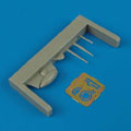 P-40 Warhawk pitot tube & antenna - ACADEMY