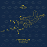 Eduard R0024 P-40K Warhawk DUAL COMBO