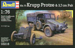 Krupp Protze Kfz.69+3.7Pak 1/76