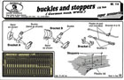 Buckles and stoppers (German tank) 1:35