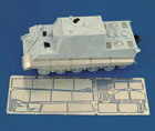 Fenders with Zimmerit-Jagdtiger (for Dragon kit) 1:35