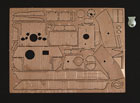 Scraped Zimmerit Panther A Late (for Dragon kit) 1:35