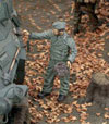 German tanker getting mud-camuflage 1:35