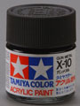 Peinture Tamiya X-10 Gris Acier Brillant