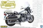 Kawasaki Police 1000 Window Shield Type Motorcycle - CHP (California Highway Patrol), Los Angeles Division 1:12