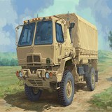 Trumpeter 01097 M1078A1P2 2.5 Ton LMTV Cargo Truck