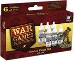 War Games Paint Series : Soviet Paint Set (6 x 17 ml)