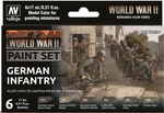 WWII Paint Set German Infantry - 6 Acrylic colors 17 ml