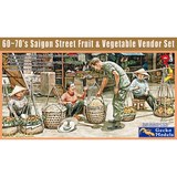 35GM0123 60’/70’s Saigon Street Fruit & Vegetable Vendor Set 1:35
