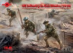 US Infantry in Gas Masks (1918) (4 figures)	