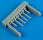 Curtiss P-40B/P-40C Gun Barrels (designed to be used with Airfix kits)