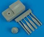 North-American F-51 Mustang Propeller W/Tool (designed to be used with Tamiya kits)