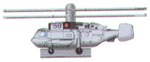 SET DE 6 HELICOPTERES Ka-31 HELIX 1/700