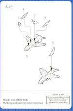 SET DE 18 AVIONS A-7E ' CORSAIR ' II 1/700