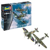 Revell 03710 Combat Set Messerschmitt Bf109G-10 & Spitfire Mk.V