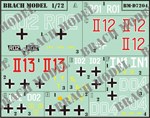 German WWII Stäbe (HQ, Etat-Majeurs), decals set for Pz.befwg IB, Pz.II, Pz.III, Pz.IV and Sd.Kfz 250 1:72