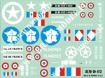 German Vehicles in French Service 1944/45 Decals Set 1:48