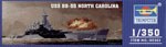 CUIRASSE USS BB-55 ' NORTH CAROLINA' 1945 1/350