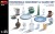 HOUSEHOLD CROCKERY & GLASS SET 1:35 