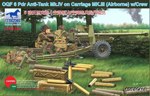 OQF 6 Pdr Anti-Tank MK.IV on Carriage MK.III (Airborne) w/Crew 1:35
