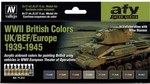 WWII British Colors UK/BEF/Europe 1939-1945 Set