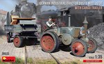GERMAN INDUSTRIAL TRACTOR D8511 MOD. 1936 WITH CARGO TRAILER