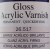 Gloss Acrylic Varnish 60ml