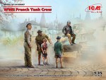 WWII French Tank Crew (4 figures) (100% new molds) 