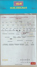 German Panzer Division marking 1939-1945 1:72