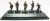 NWWII German Panzergrenadiers set3 (attack poses) 1:72