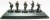 NWWII German Panzergrenadiers set3 (attack poses) 1:72