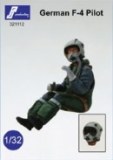 German modern pilot seated in McDonnell F-4F Phantom or Panavia Tornado 1:32