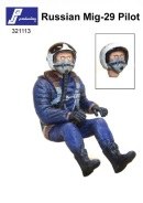 Soviet Mikoyan MiG-29 pilot seated in a/c 1:32