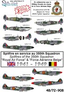 Spitfire en service dans la 350ème Escadre 1941 - 1949 1:72