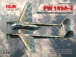 Focke-Wulf Fw 189A-2 WWII German Reconnaissance Plane (100% new holds) 1:72
